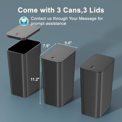 Small Black Slim Compost Bin Set — photo 5