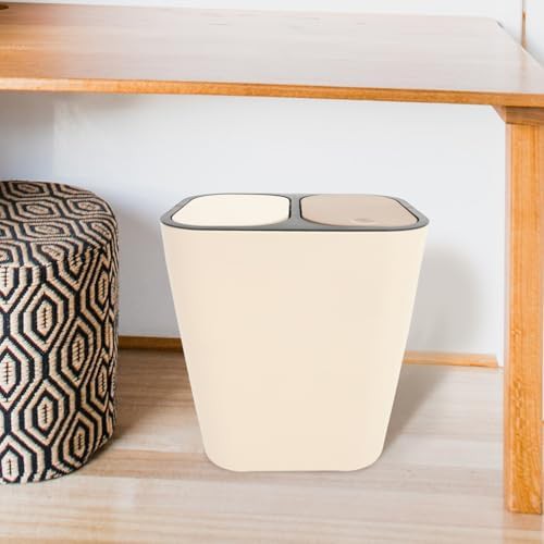 Khaki dual compartment press bin — photo 5