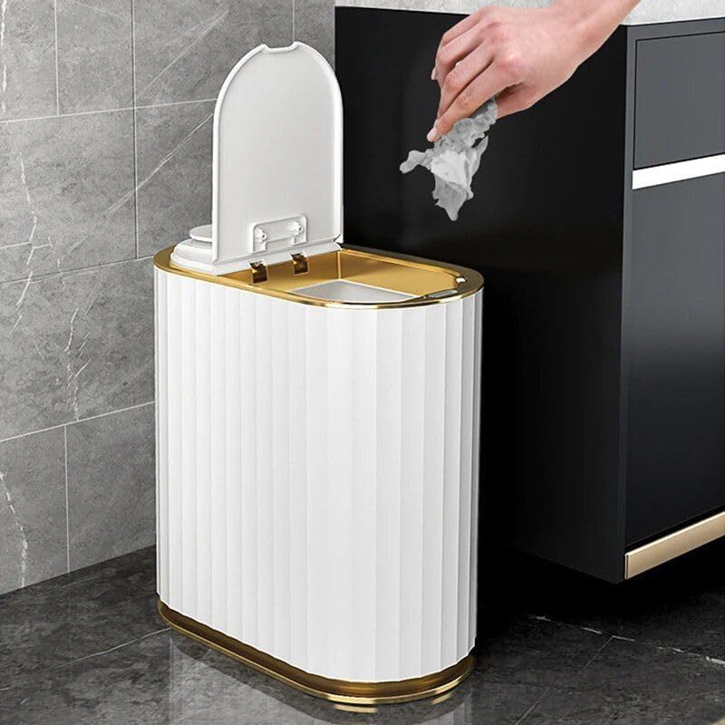 Plastic Electric Touchless Sensor Garbage Bin — photo 4