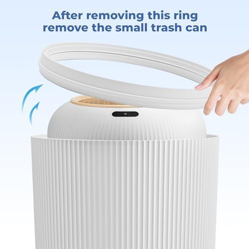 Pukomc dual pack automatic motion sensor trash cans — photo 3