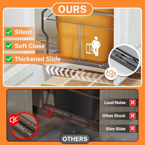 Under Cabinet Pull Out Trash Kit — photo 4