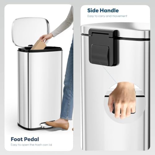 Step on recycling garbage bin with pedal — photo 5