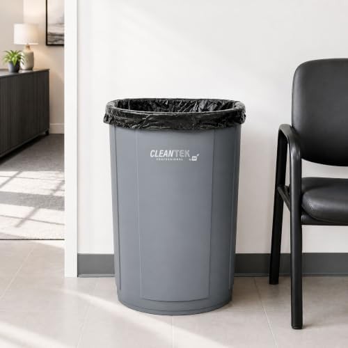 Restaurantware 21 gal round gray bin — photo 4