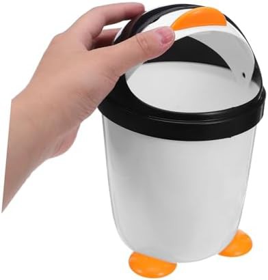 Penguin shaped decorative plastic waste bin — photo 4