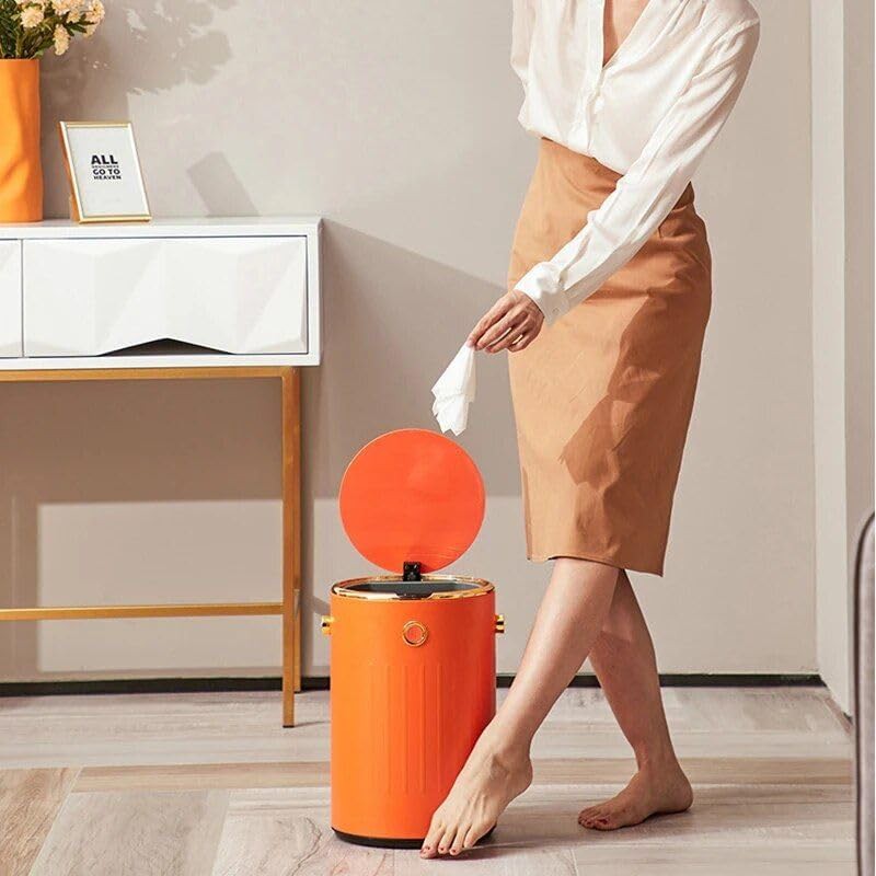 Metal Automatic Nine Liter Garbage Bin — photo 4