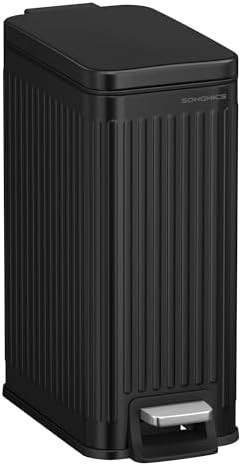 Slim waterproof bathroom 1.6 gallon bin