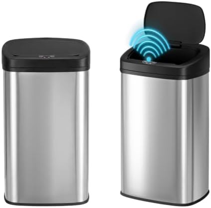 Silver steel 22 gallon motion bin