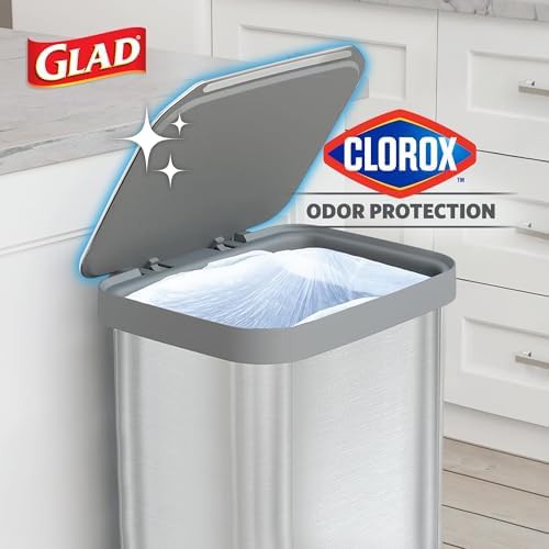 Brushed stainless steel step 20 gallon bin — photo 3