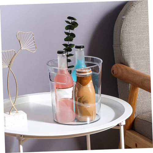 Open top washroom garbage bin for small spaces — photo 3