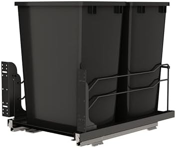 Premium Double Pullout Kitchen Waste Bin