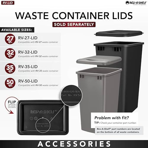 Premium Double Pullout Kitchen Waste Bin — photo 4