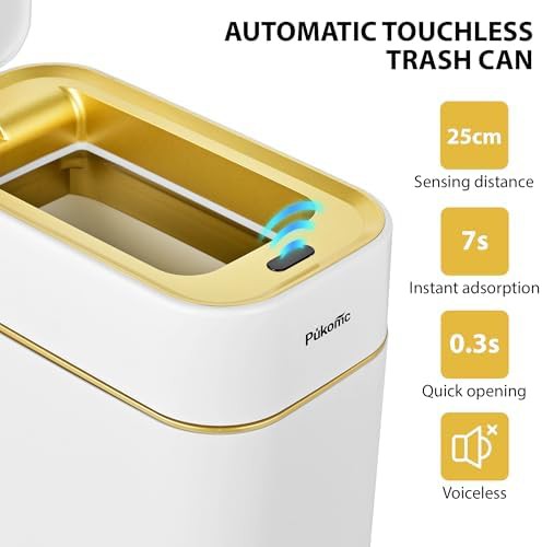 Automatic adsorption sensor slim trash can — photo 3