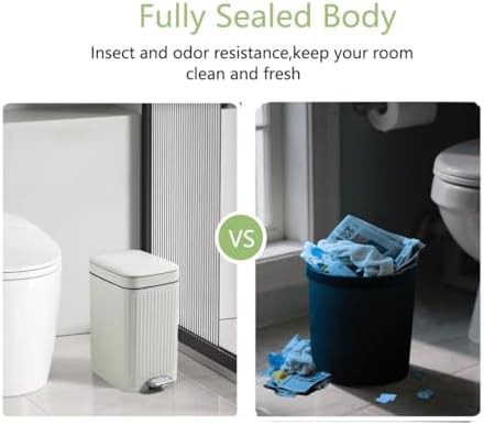 White slim step on 1.8 gallon bin — photo 4