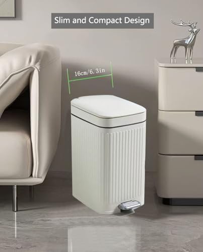 White slim step on 1.8 gallon bin — photo 5