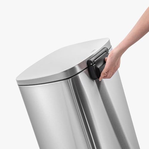 Slim stainless steel soft close pedal bin — photo 5