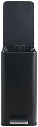Black stainless steel soft close bin — photo 4