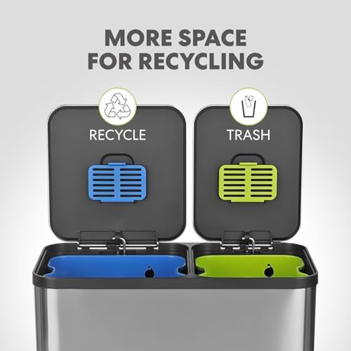 Asymmetric Dual Compartment 18.5 Gallon Step Bin — photo 4