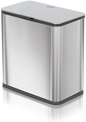 Stainless steel under sink waste bin 6L
