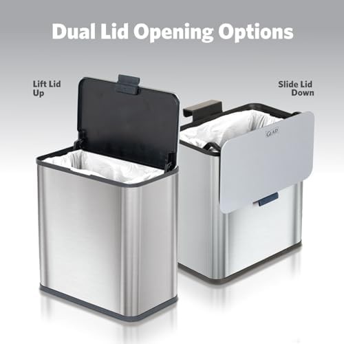 Stainless steel under sink waste bin 6L — photo 5