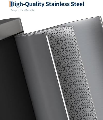 Rectangular stainless steel step can set — photo 5