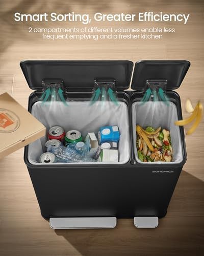 Multi compartment step pedal 18.3 gallon bin — photo 3