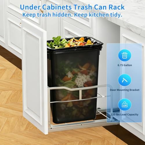 Pull out under cabinet trash kit — photo 4