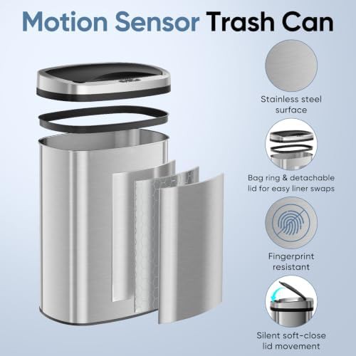 Touchless Sensor Kitchen Waste Bin — photo 3